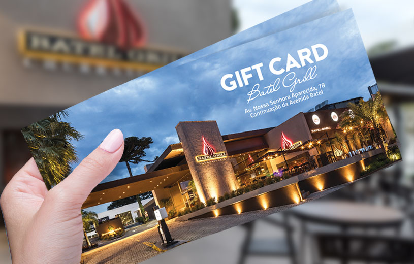 Presenteie com Gift Card