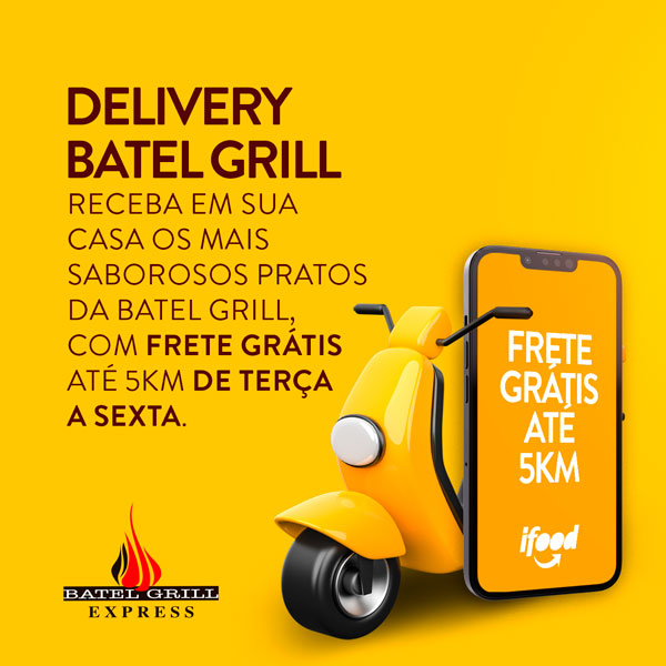 Delivery com frete gratis até 5km