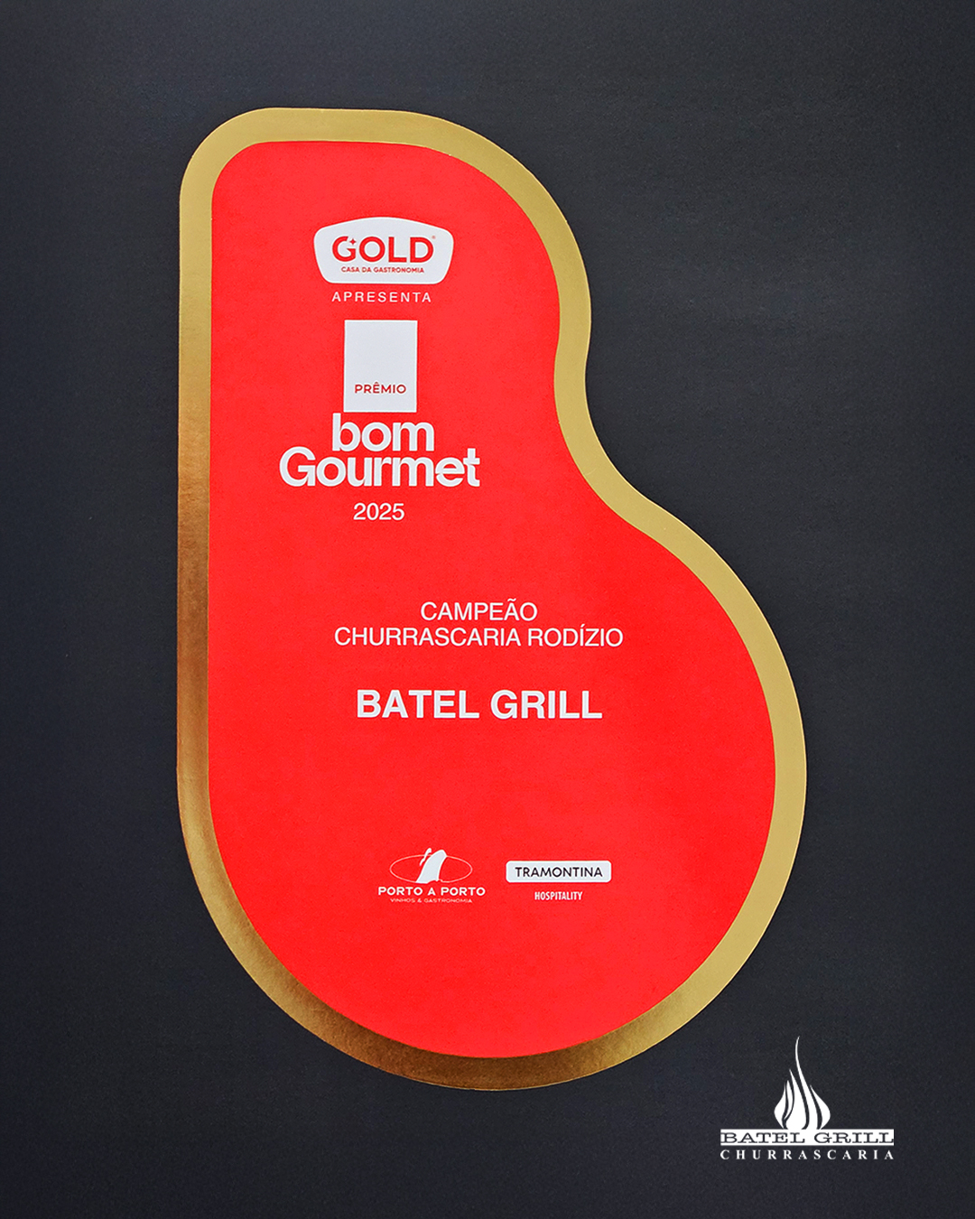 Prêmio Bom Gourmet 2025 - Melhor churrascaria rodízio de curitiba Prêmio Bom Gourmet 2025