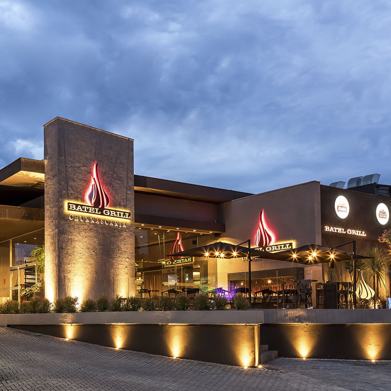 Fachada da Batel Grill churrascaria