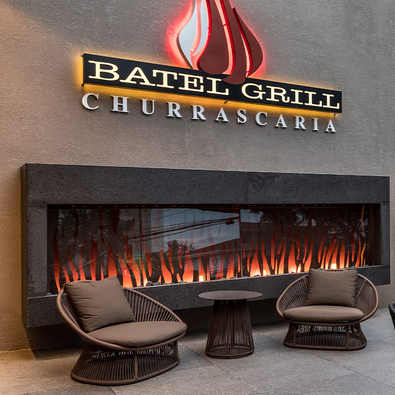 Vista externa da Churrascaria Batel Grill